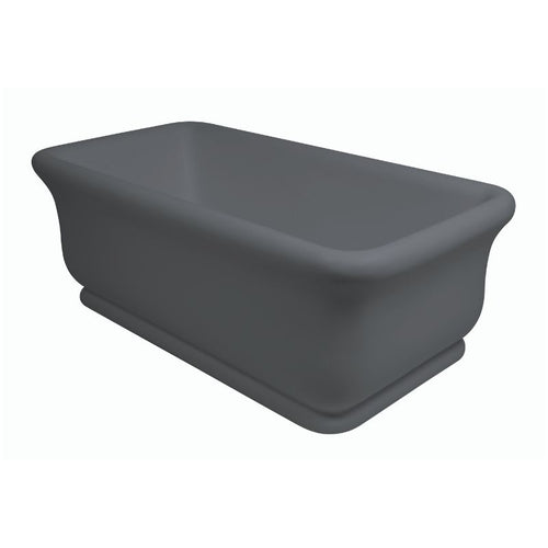 BC Designs Senator Cian Freestanding Roll Top Bath, ColourKast - 1804x850mm BAB045GM Gunmetal