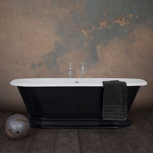 Load image into Gallery viewer, Hurlingham Shikara Cast Iron Freestanding Bath, Painted Roll Top Boat Bath - 1820x810mm renaissanceathome
