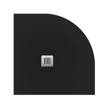 Load image into Gallery viewer, Tissino Giorgio2 Quadrant Slate Shower Tray, 3 Slate Finishes - 800x800mm Black Slate
