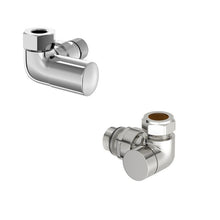 Load image into Gallery viewer, Tissino Hugo2 Double Angled Radiator Valve THU-201-CP
