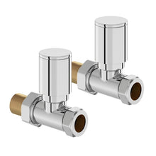 Load image into Gallery viewer, Tissino Hugo2 Manual Straight Radiator Valve, 6 Finishes THU-207-CP
