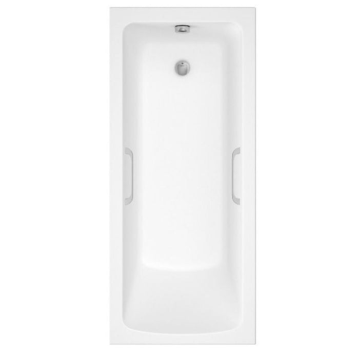 Tissino Lorenzo Premium Single Ended Acrylic Bathtub, With or Without Handles - 1700x750mm