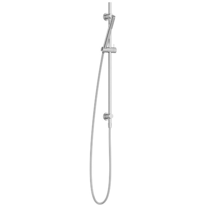 Tissino Mario Shower Slide Rail Kit & Handset With Concealed Outlet, Monofunction Head, Polished Chrome - 650mm TMA-202