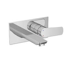 Load image into Gallery viewer, Tissino Pacato Concealed Basin Tap Mixer, Wall-Mounted Spout &amp; Lever, Polished Chrome TPA-104
