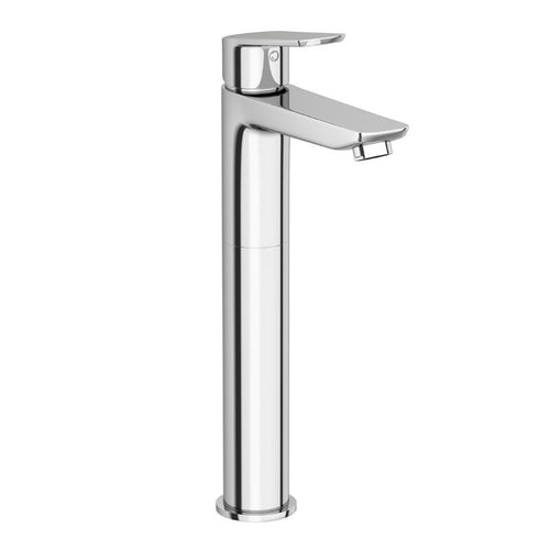 Tissino Pacato High Spout Basin Mono Tap Mixer, Straight Spout & Lever, Polished Chrome TPA-102