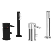 Load image into Gallery viewer, Tissino Parina 2-Hole Bath Lever Tap Mixer, With Pull Put Shower Handset TPR-106-MN
