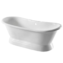 Load image into Gallery viewer, Arroll Versailles Cast Iron Freestanding Bath, Painted Roll Top Cast Iron Boat Bath - 1800x790mm
