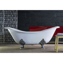Load image into Gallery viewer, Arroll Villandry Cast Iron Freestanding Bath, Painted Roll Top Cast Iron Bath With Feet - 1820x762mm
