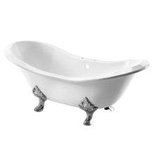 Load image into Gallery viewer, Arroll Villandry Cast Iron Freestanding Bath, Painted Roll Top Cast Iron Bath With Feet - 1820x762mm
