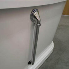 Load image into Gallery viewer, BC Designs Exposed Bath Waste Plug &amp; Chain With Overflow Pipe WAS030 Polished Chrome

