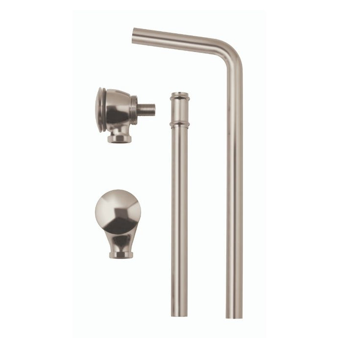 BC Designs Push Down Exposed Extended Waste WAS055 Brushed Nickel
