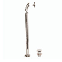 Load image into Gallery viewer, BC Designs Floor Mounted Overflow Pipe &amp; Waste WAS070N Polished Nickel
