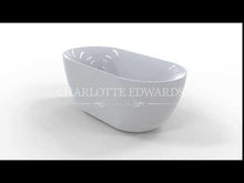 Load and play video in Gallery viewer, Charlotte Edwards Mayfair Acrylic Freestanding Bath, Double Ended Painted Bathtub - 1800x860mm
