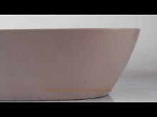 Load and play video in Gallery viewer, BC Designs Vive Cian Bathroom Wash Basin, 8 ColourKast Finishes - 530x360mm
